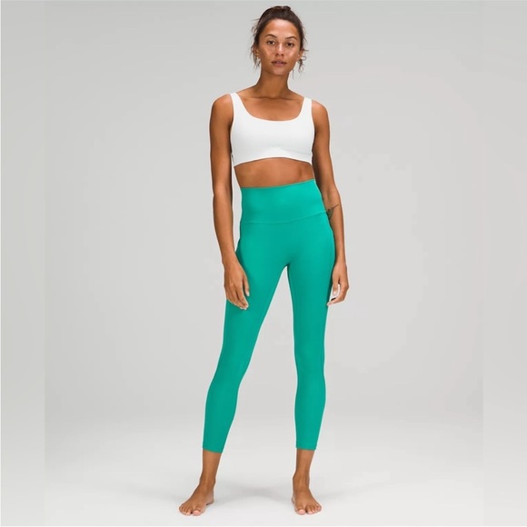 lululemon athletica Pants - Lululemon pocket align 25” Maldives Green size 10